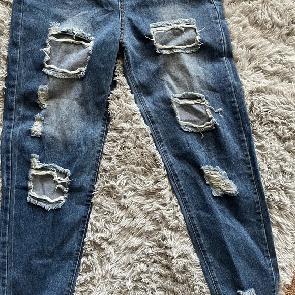 SHEIN Jeans New Shein Distressed Jeans Size Small Poshmark